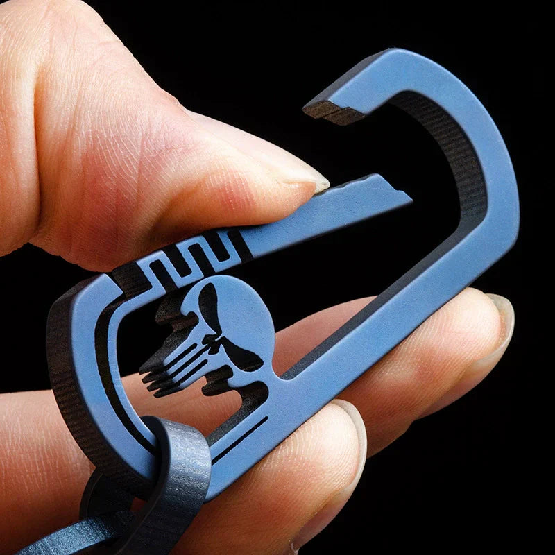 Titan Elegance Punisher Keychain for Stylish Carry