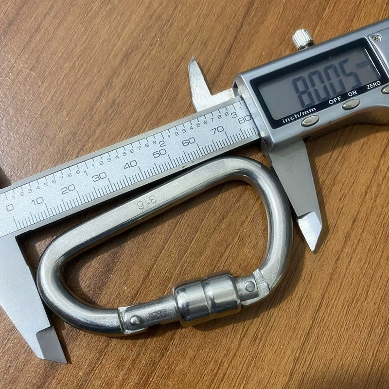 Titan GripLock D-Rig Clip for Secure Climbing and Hauling Tasks