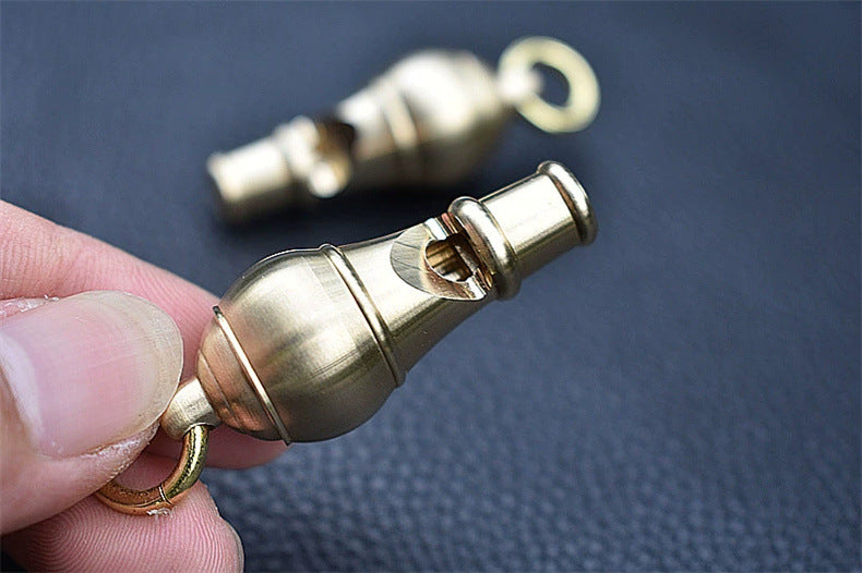 Brass Cannon Blast Loud Survival Whistle for Emergency Situations