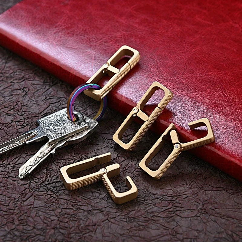 Quick Release Brass Key Holder