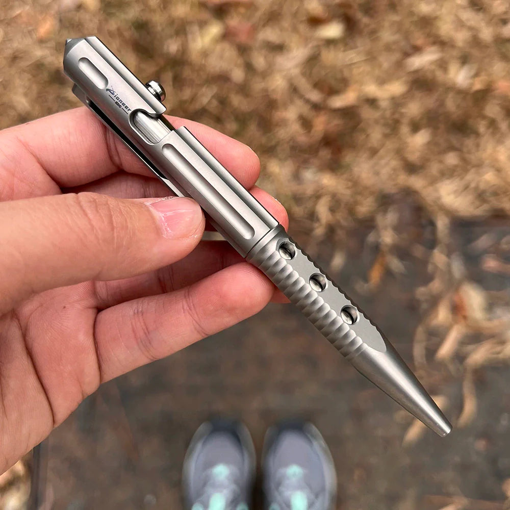 Starship-Inspired Tactical Pen Defender Made of Titanium