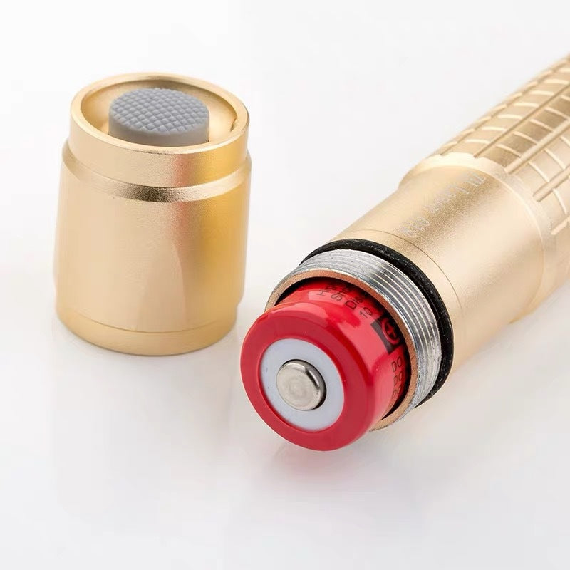 Laser Torch Light Embedded in EDC Pen Design