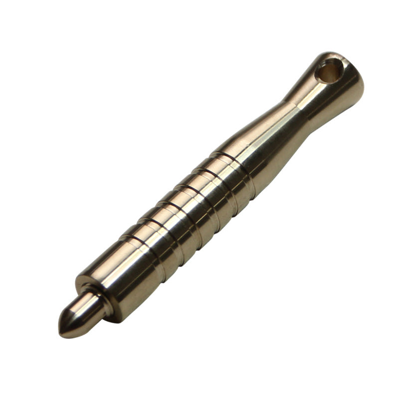 Brass Emergency Self-Defense Multi-Tool with Tactical Spike for EDC