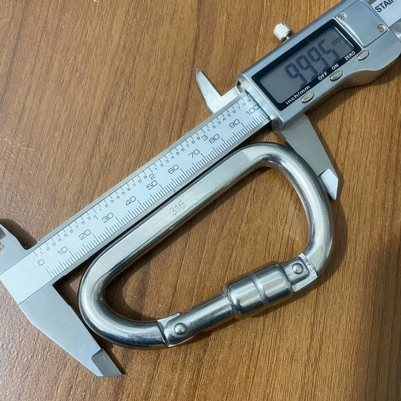 Titan GripLock D-Rig Clip for Secure Climbing and Hauling Tasks