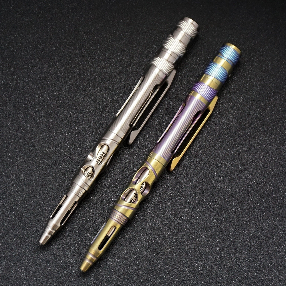 Tactical Titanium Pen Light for Self-Defense and Utility