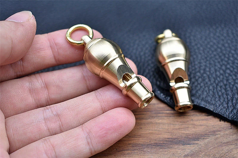 Brass Cannon Blast Loud Survival Whistle for Emergency Situations