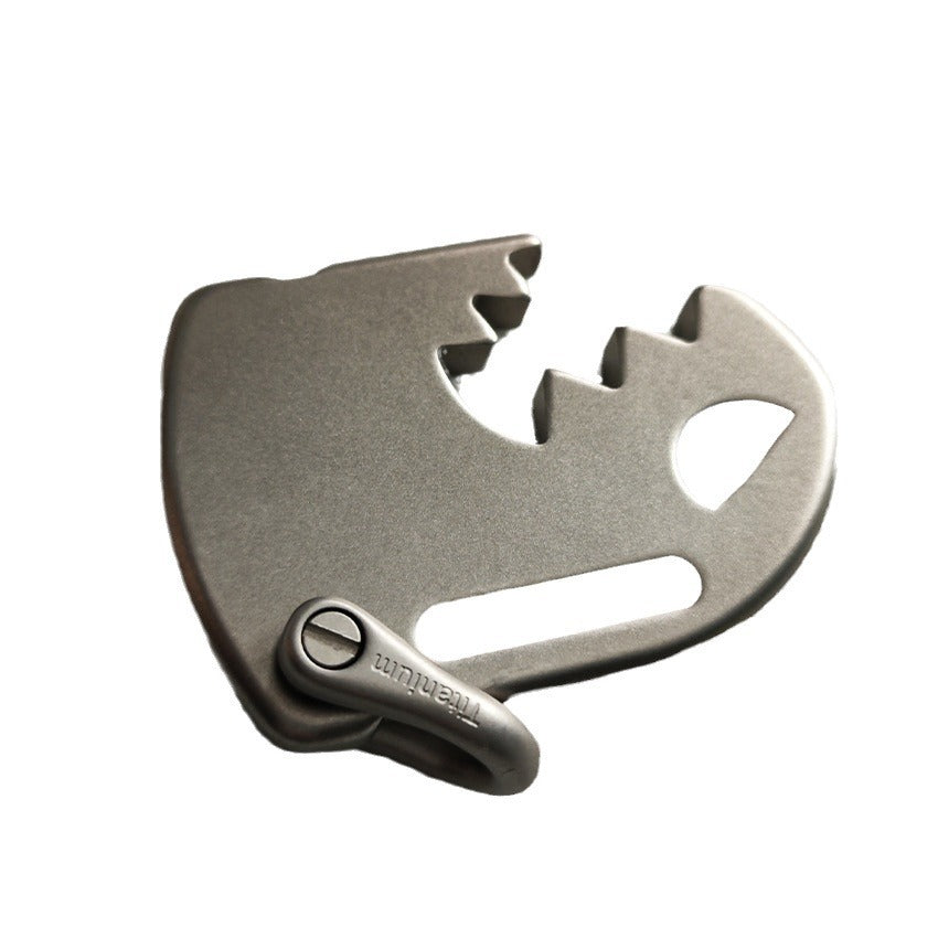 SharkBite Titan Keychain Bottle Opener Tool for EDC Use