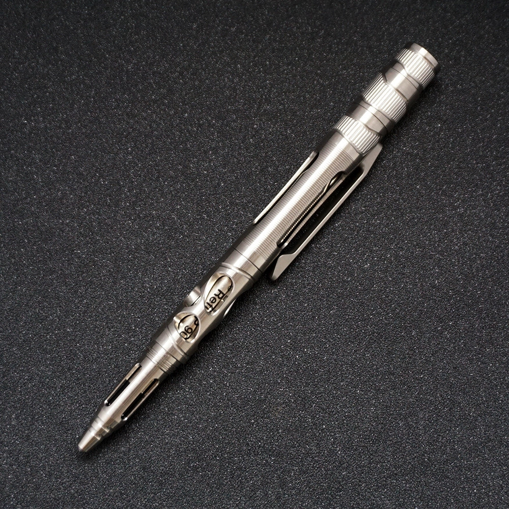 Tactical Titanium Pen Light for Self-Defense and Utility