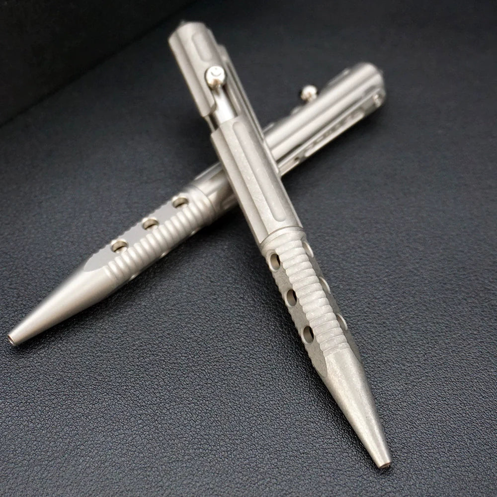 Starship-Inspired Tactical Pen Defender Made of Titanium