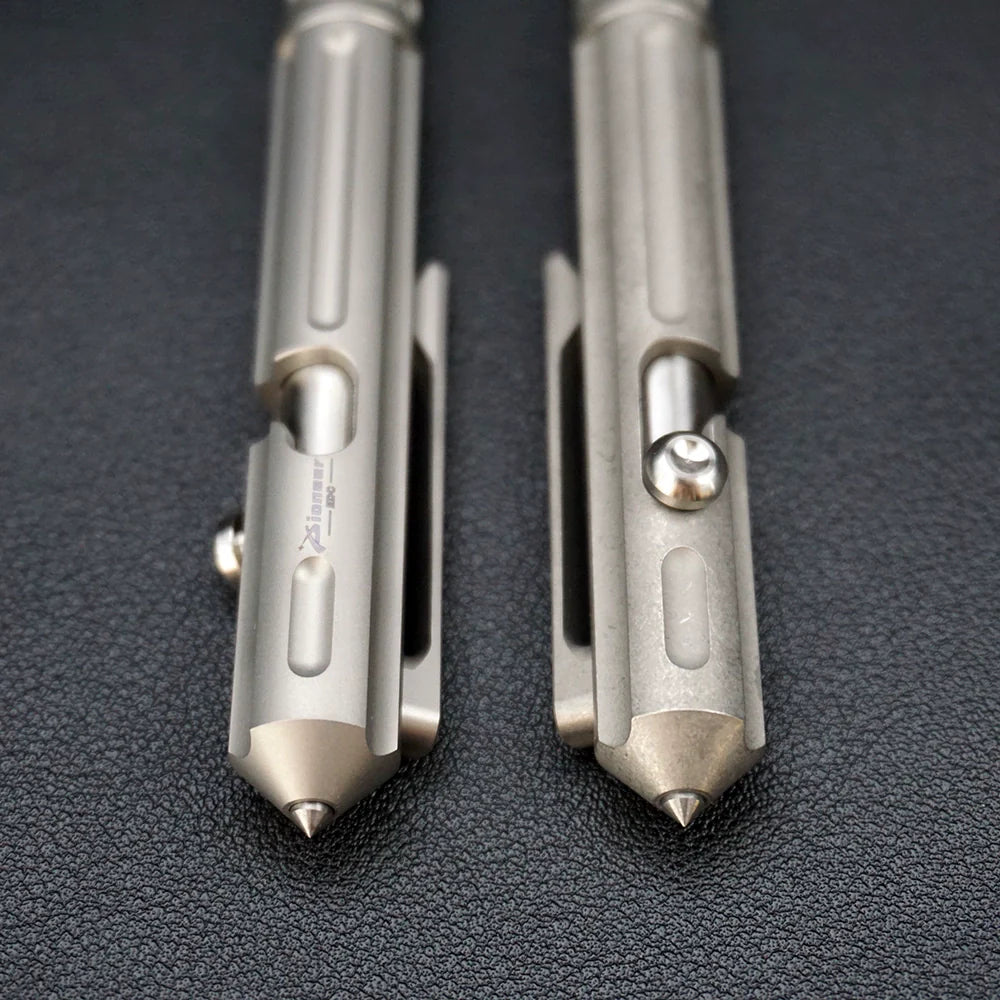 Starship-Inspired Tactical Pen Defender Made of Titanium