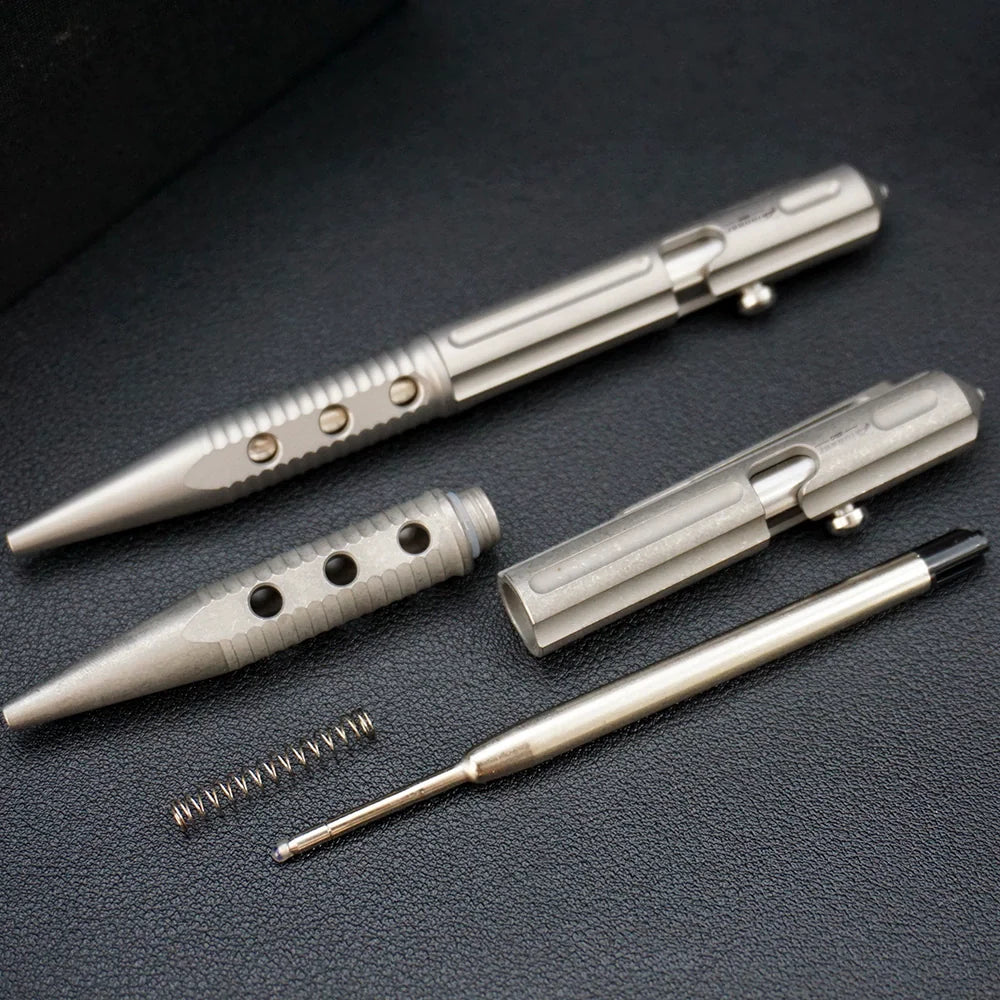 Starship-Inspired Tactical Pen Defender Made of Titanium