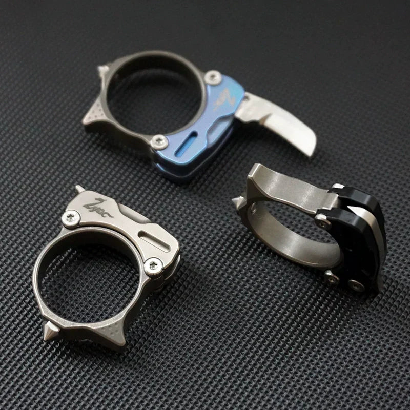 M390 Titanium MultiTool Knuckle Duster Ring