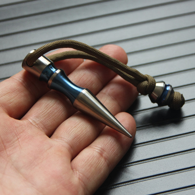 EDC Multi-Tool Tactical Pendant in TC4 Titanium for Self-Defense