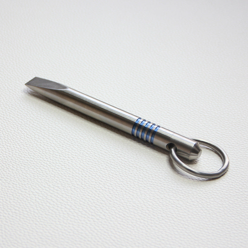 X-G Tactical Pry Bar in TC4 Titanium for EDC and Survival Use