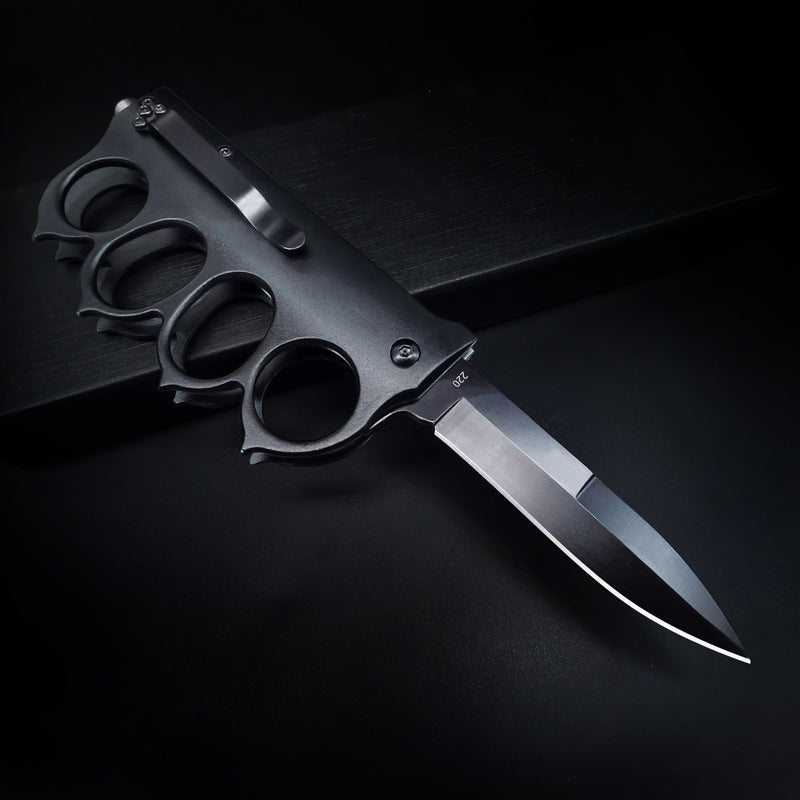 Folding Knife with Tiger Claw Design and MultiTool Capabilities