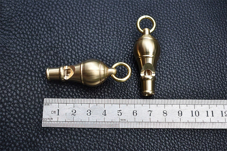 Brass Cannon Blast Loud Survival Whistle for Emergency Situations