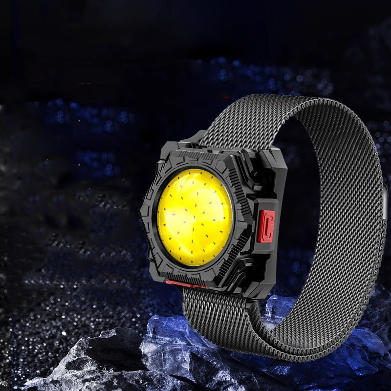 High-Intensity Outdoor Flashlight with Built-In Tools