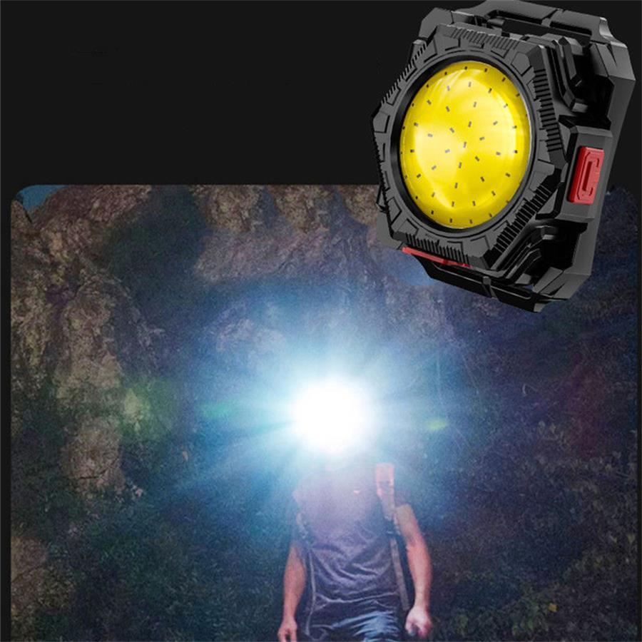 High-Intensity Outdoor Flashlight with Built-In Tools