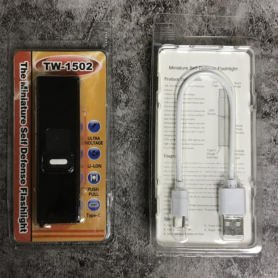 Rechargeable Mini Stun Gun with 1502 Volt Voltage