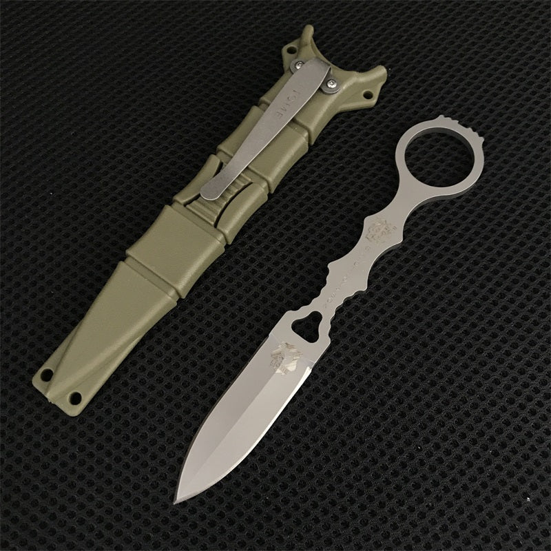 Liome Fixed Blade Tactical Knife for Outdoor Hunting and Camping Needs