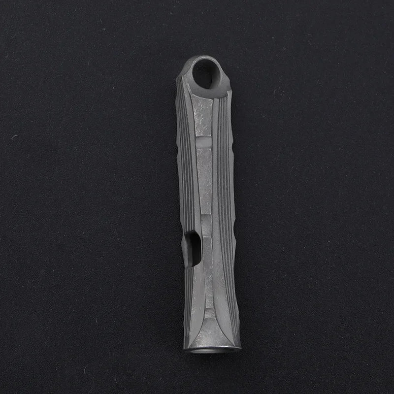 Portable Titanium Whistle for High Decibel Sound and Survival Needs