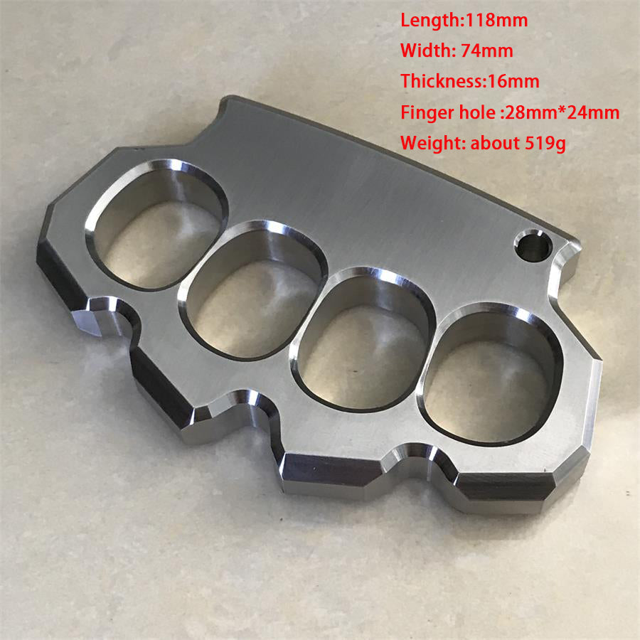 Stainless Steel Knuckle Duster for Training and Self-Defense