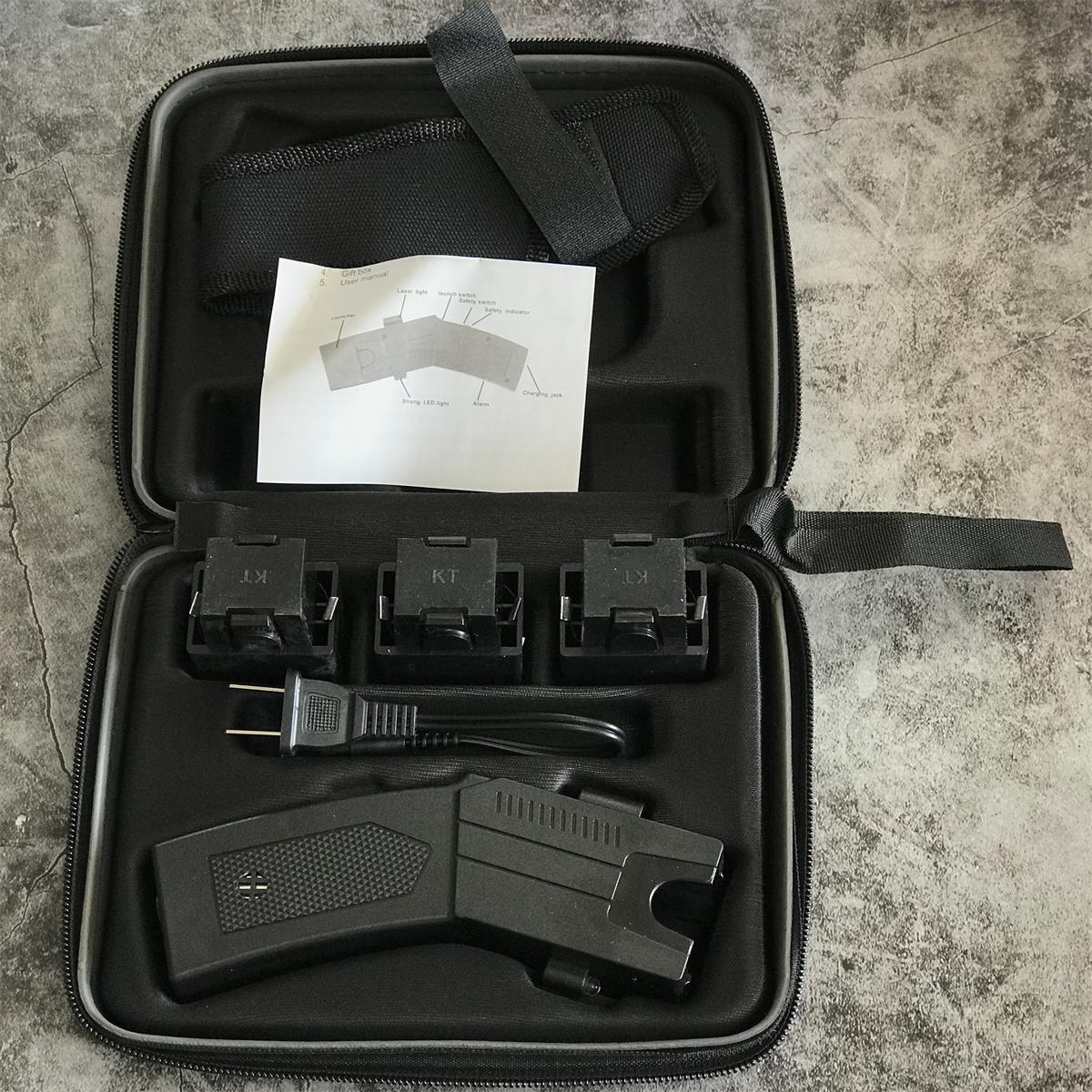 Portable Taser Self-Defense Baton with Safe Electric Shock