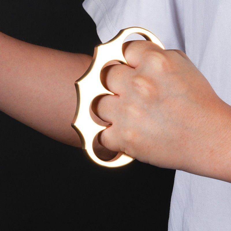 Thickened Brass Knuckle Duster for Self-Defense and Protection