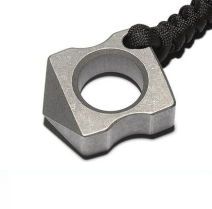 Titanium Knuckle Duster with Multiple Styles for Self Defense and Window Breaking