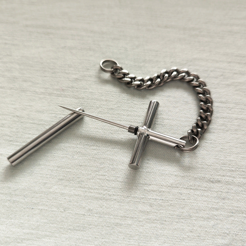 Ti Steel Pick Tactical Chain Defender for Protection