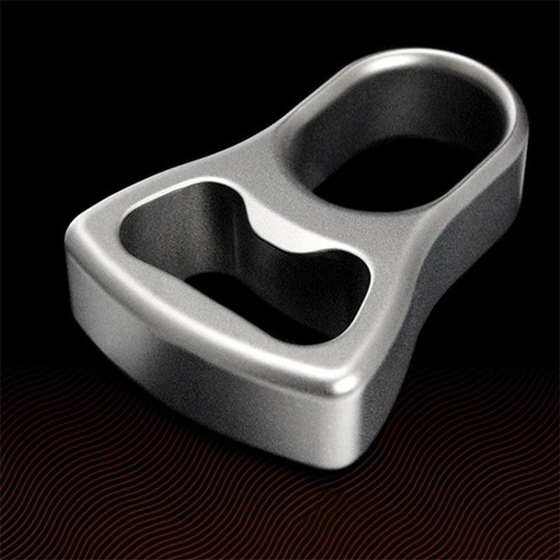 Titanium Alloy Knuckle Duster Window Breaker Bottle Opener Self-Defense Gear
