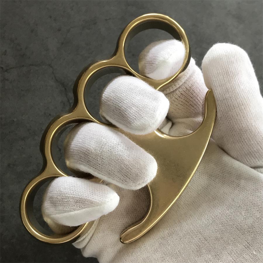 Timeless Style Stonewashed Brass Knuckle Duster