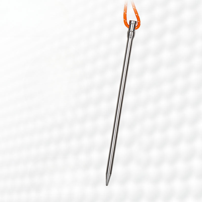 Lightweight Titanium Camp Pegs for Outdoor Adventures