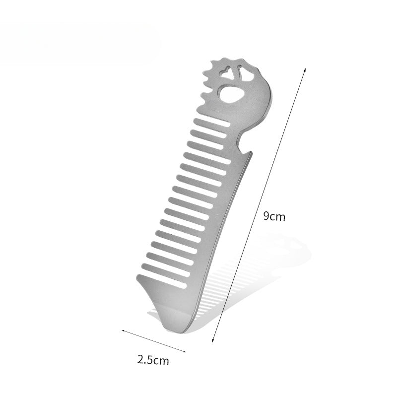 Titan Groomer Comb with Bottle Opener Anti-Static Design