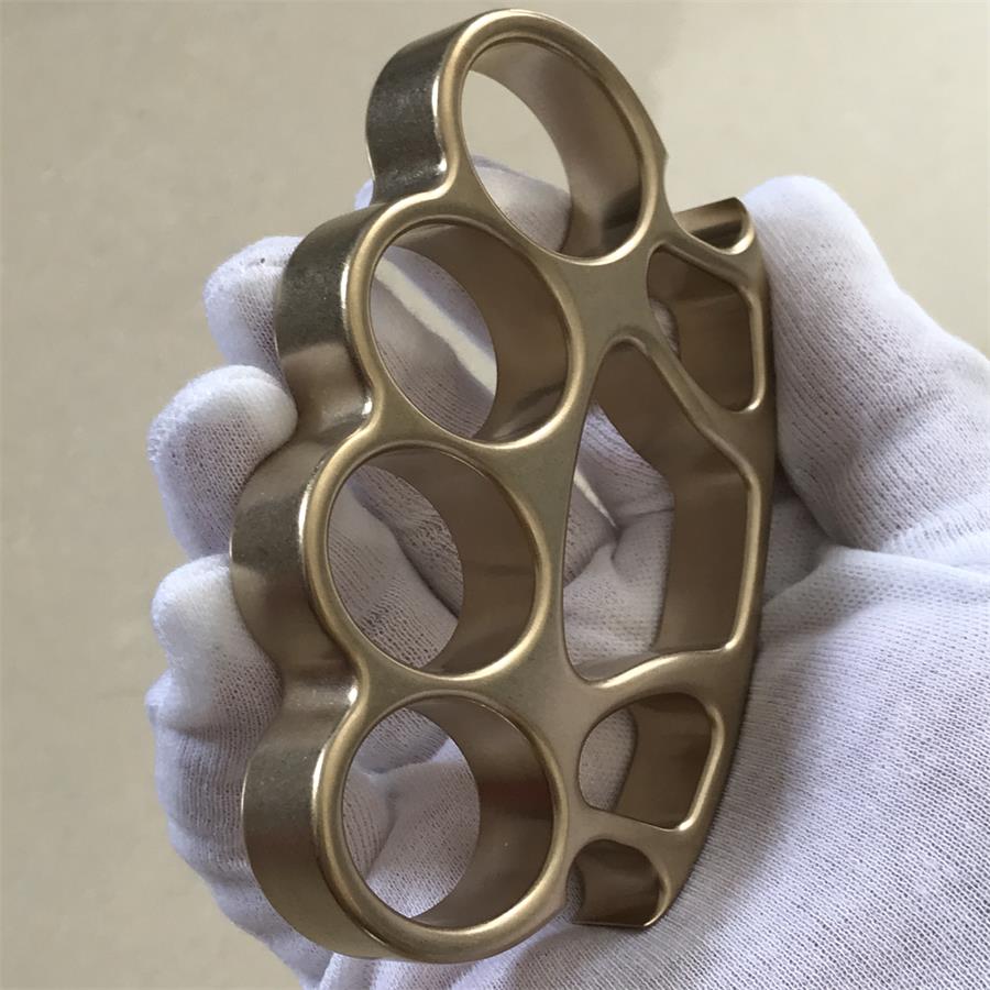 Stonewashed Brass Knuckle Duster Bottle Opener Tool