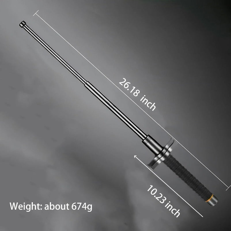 Telescoping Alloy Guard Baton for Tactical Defense