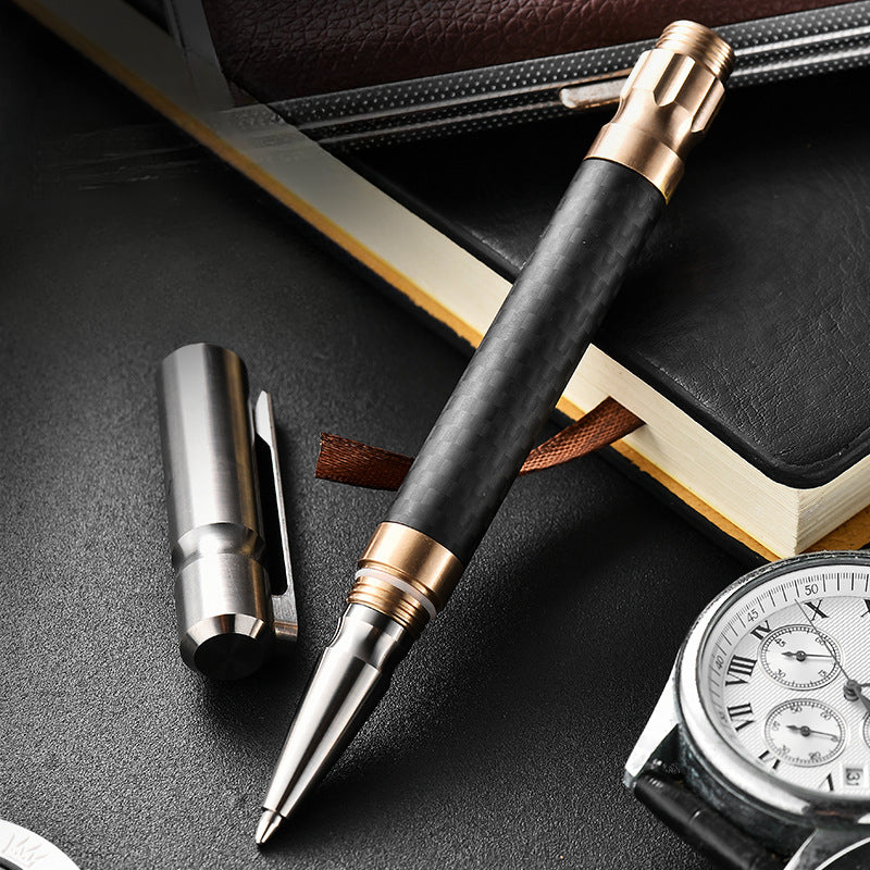 Titan She-Shield Carbon Fiber Escape Pen with Multi-Tool Functions
