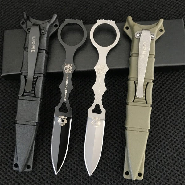 Liome Fixed Blade Tactical Knife for Outdoor Hunting and Camping Needs