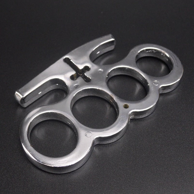 RingGuard Multiuse Brass Knuckles Duster 4 Finger Defense Tool