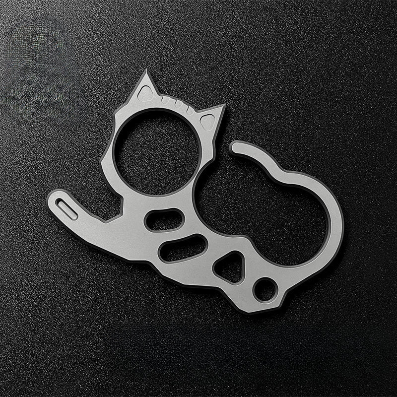 MT-03 Titanium Cat Knuckle Duster for Everyday Carry