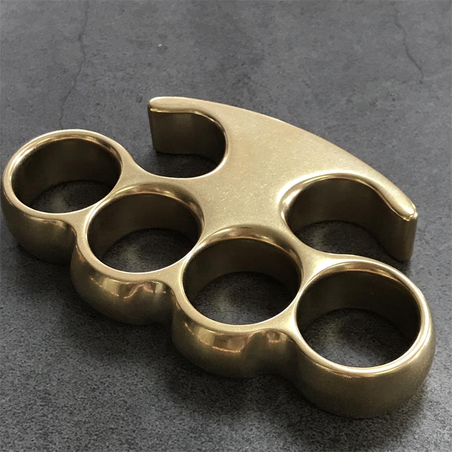 Timeless Style Stonewashed Brass Knuckle Duster