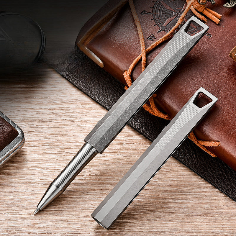 Titan Slide Signature High-End Metal Pen for Fidgeting