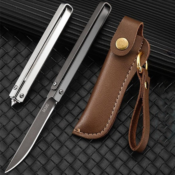 Folding Knife with Mechanically Designed Handle for Tactical Outdoor Pocket Carry
