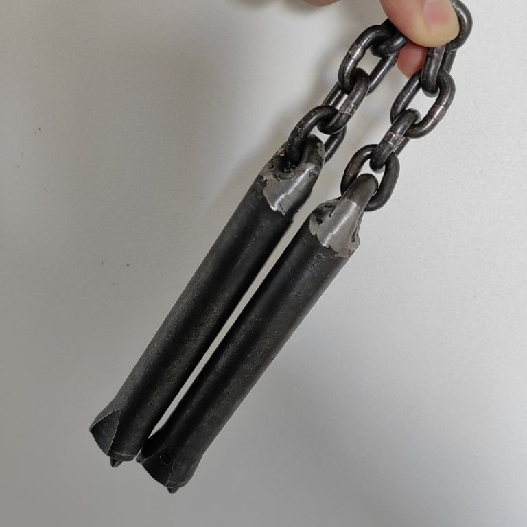 Premium Handcrafted Meteor Chain Whip Baton in Tungsten Steel
