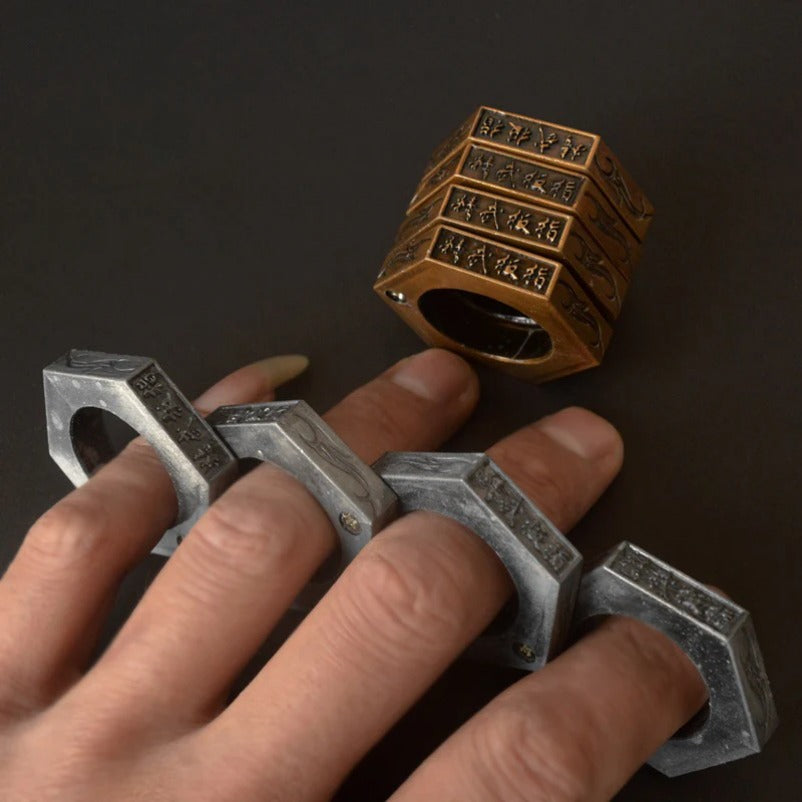 Collapsible Steel Ring for Knuckle Protection