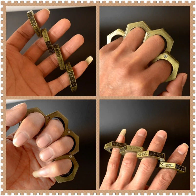 Collapsible Steel Ring for Knuckle Protection