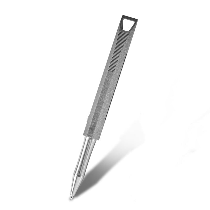 Stress-Reducing Titanium Alloy Tactical Pen with Slide Function