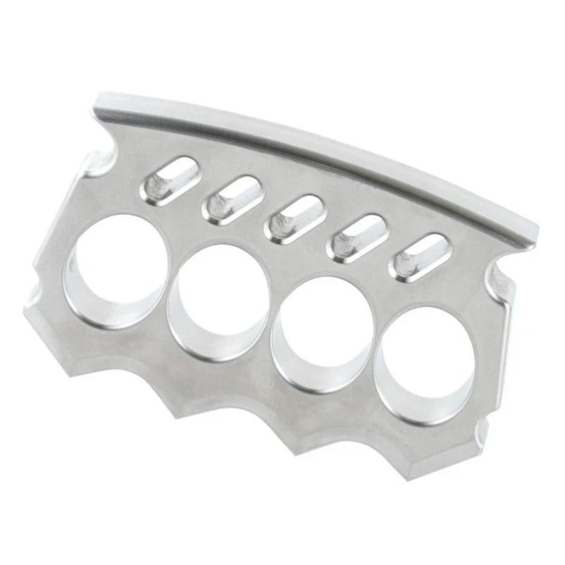 Solid Steel Knuckle Duster Ready Emergency Tool for Self-Defense