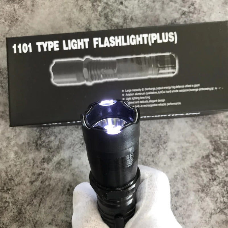 High Power Electro Guard Stun Gun FlashLightning Stick
