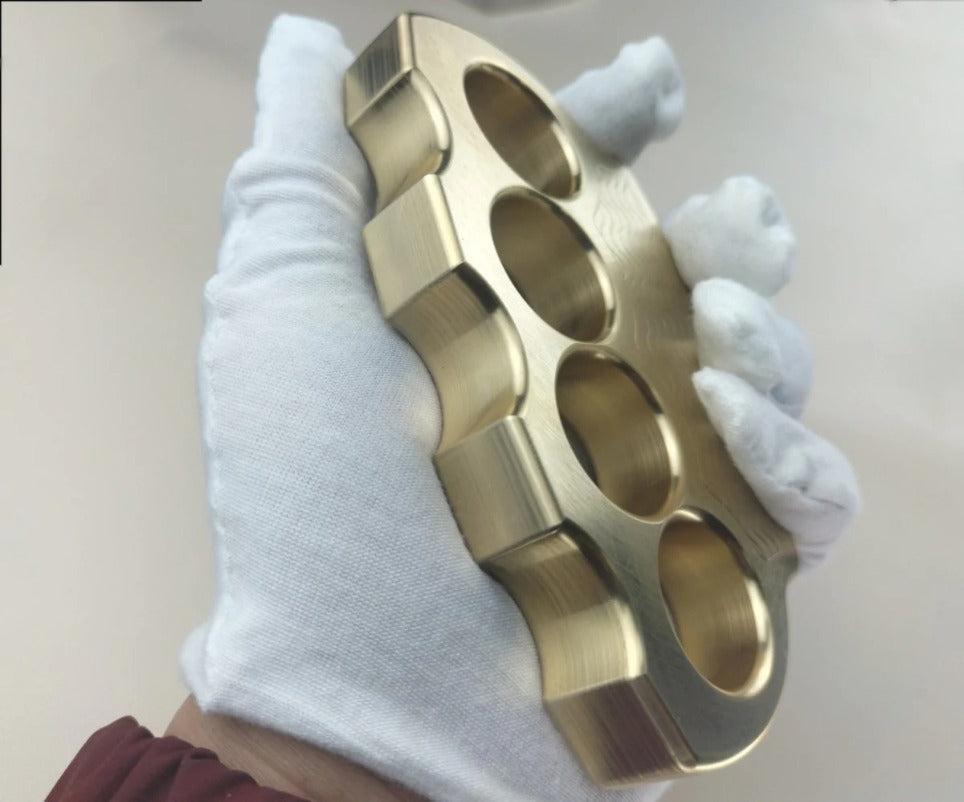 Pure Brass Knuckle Duster Self-Defense Equipment for Maximum Security
